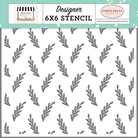 Summer Branch Stencil-Summer Market-Carta Bella