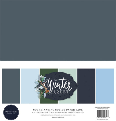 Winter Market Solids Kit - Carta Bella
