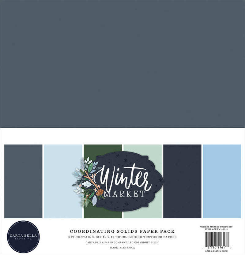 Winter Market Solids Kit - Carta Bella