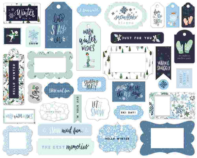 Winter Market Frames & Tags - Carta Bella