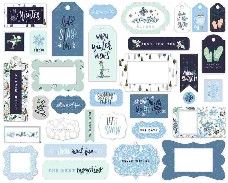 Winter Market Frames & Tags - Carta Bella