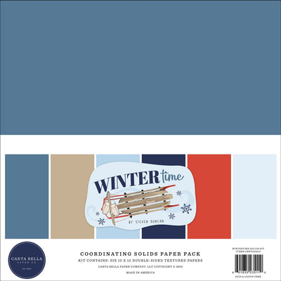 Wintertime Solids Kit- Carta Bella