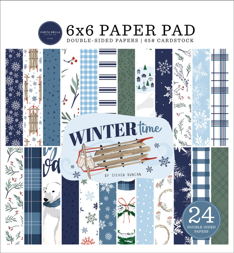 Wintertime 6x6 Paper Pad- Carta Bella