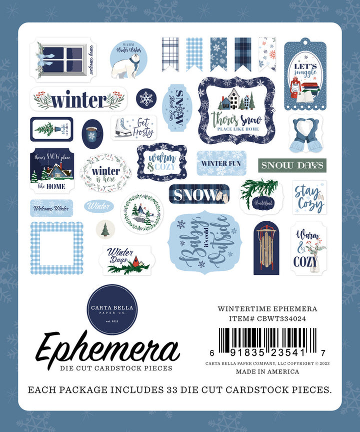 Wintertime Ephemera- Carta Bella