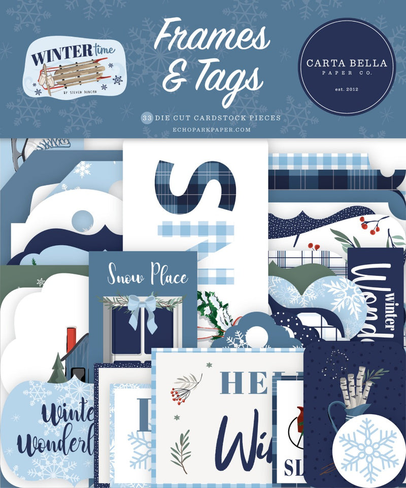 Wintertime Frames & Tags- Carta Bella