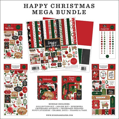 Happy Christmas Mega Bundle - Carta Bella - Clearance