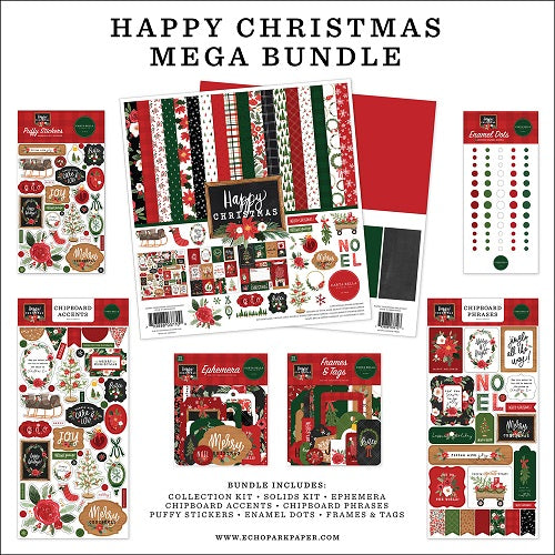 Happy Christmas Mega Bundle - Carta Bella - Clearance