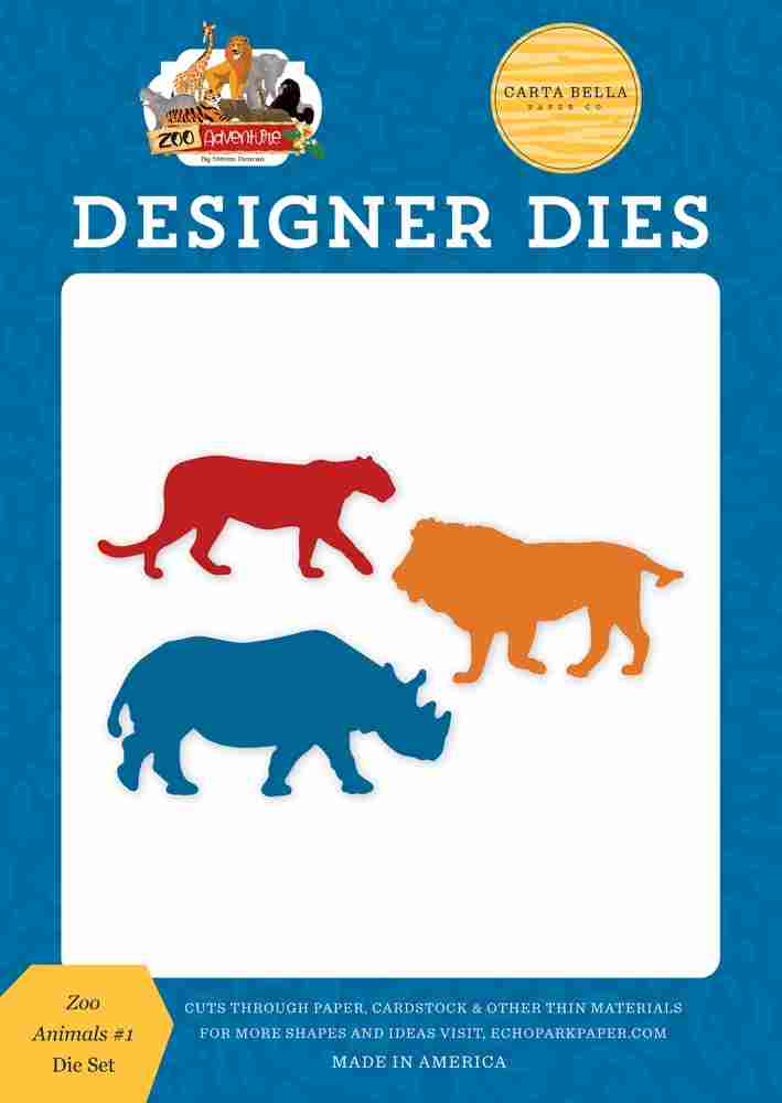 Zoo Animals #1 Dies-Zoo Adventure-Carta Bella