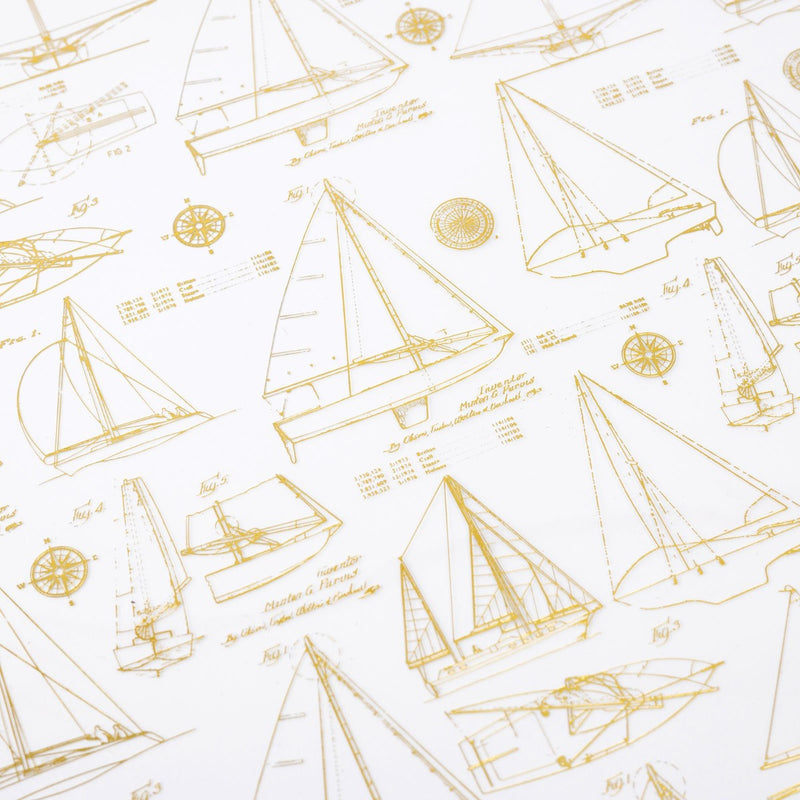 Acetate with Gold Foil - Heidi Swapp - Set Sail Collection - American Crafts