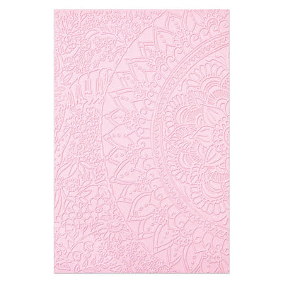 3-D Embossing Folder Half Mandala by Jess Scott - Sizzix - Clearance