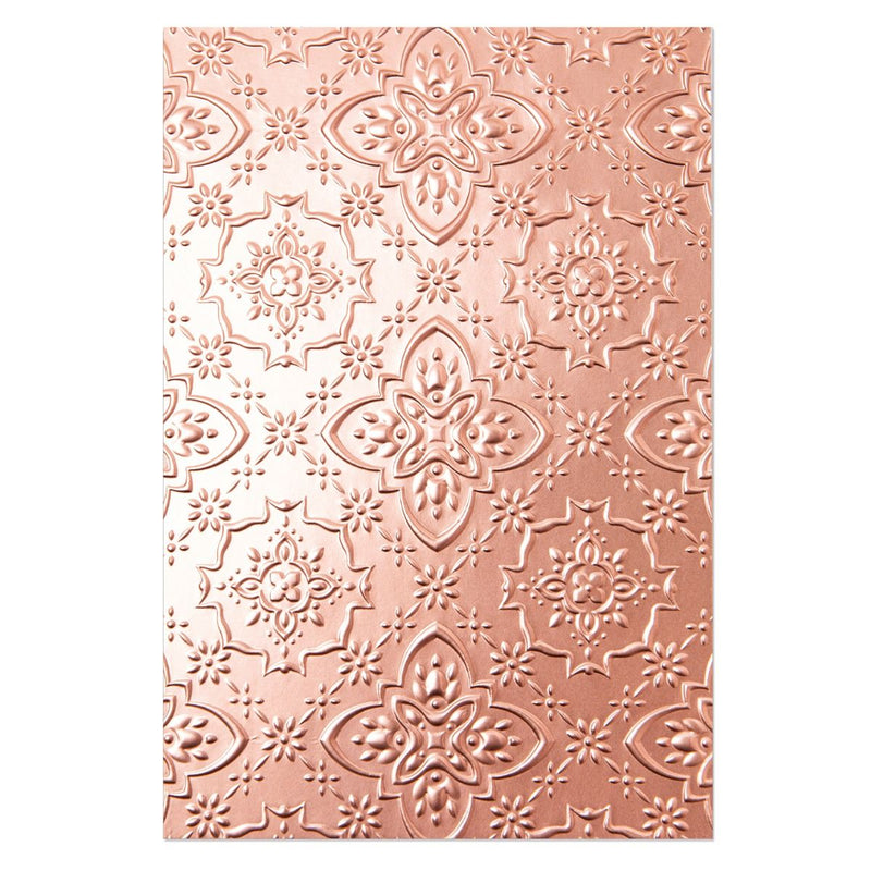 3-D Embossing Folder Ornamental Motif by Kath Breen - Sizzix - Clearance