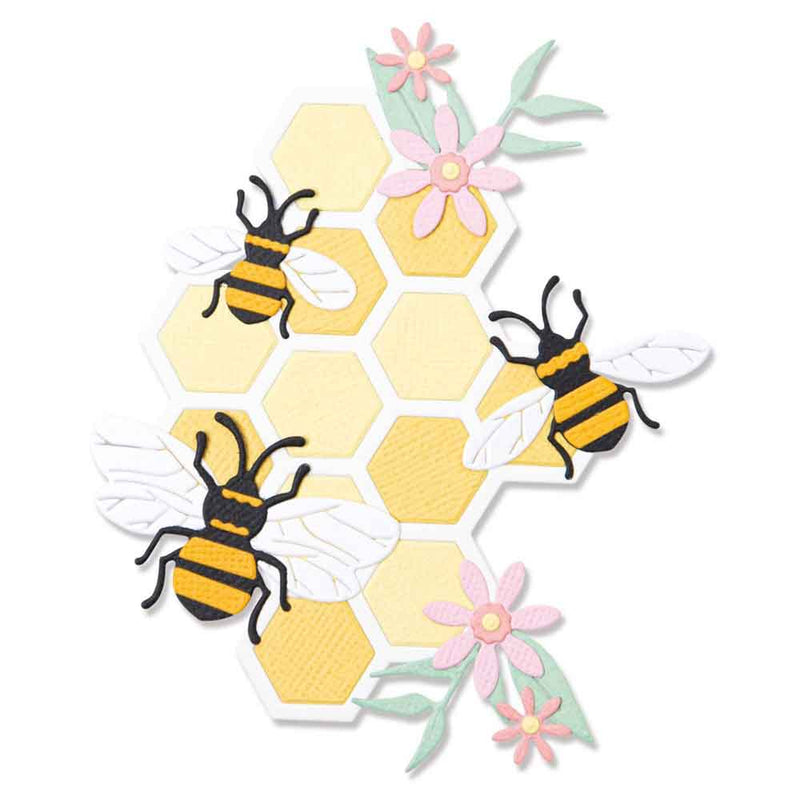 Bee Hive Thinlits Die Set - Olivia Rose - Sizzix