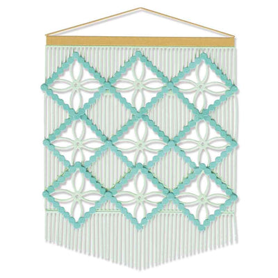 Macramé Card Front Thinlits Die Set - Jennifer Ogborn - Sizzix - Clearance