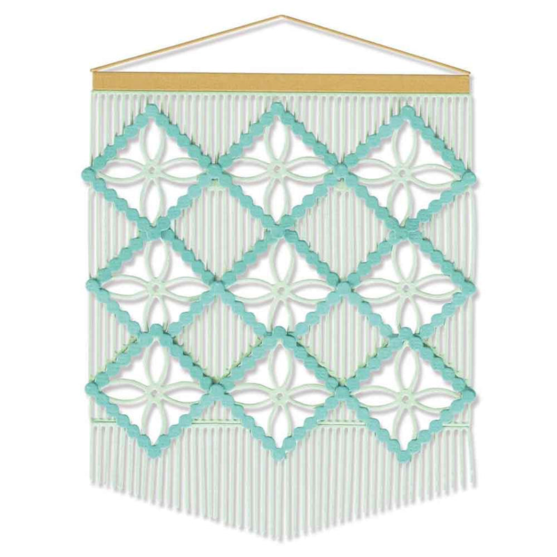 Macramé Card Front Thinlits Die Set - Jennifer Ogborn - Sizzix - Clearance
