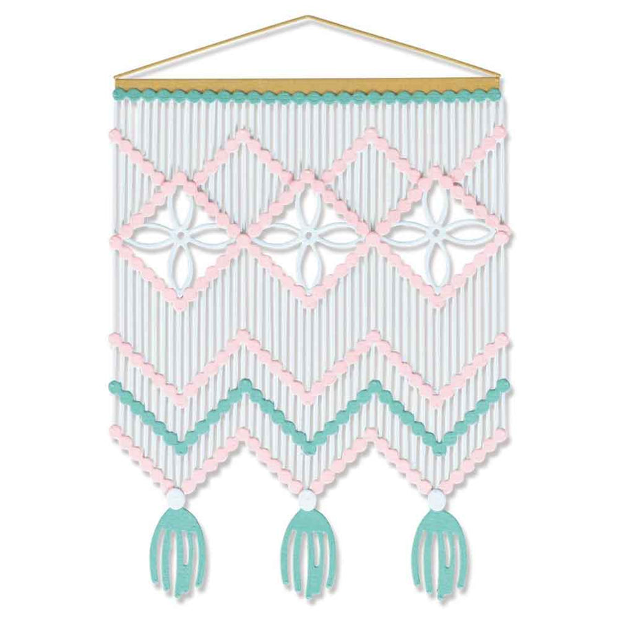 Macramé Card Front Thinlits Die Set-Jennifer Ogborn-Sizzix
