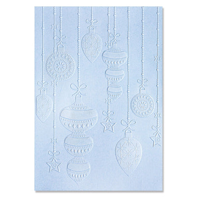 Sparkly Ornaments 3-D Textured Emboss Folder  - Sizzix