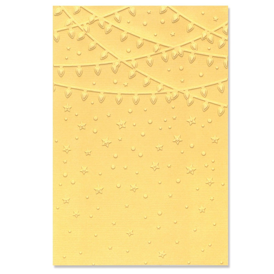 Stars & Lights Multi-Level Textured Emboss Folder -Jennifer Ogborn- Sizzix