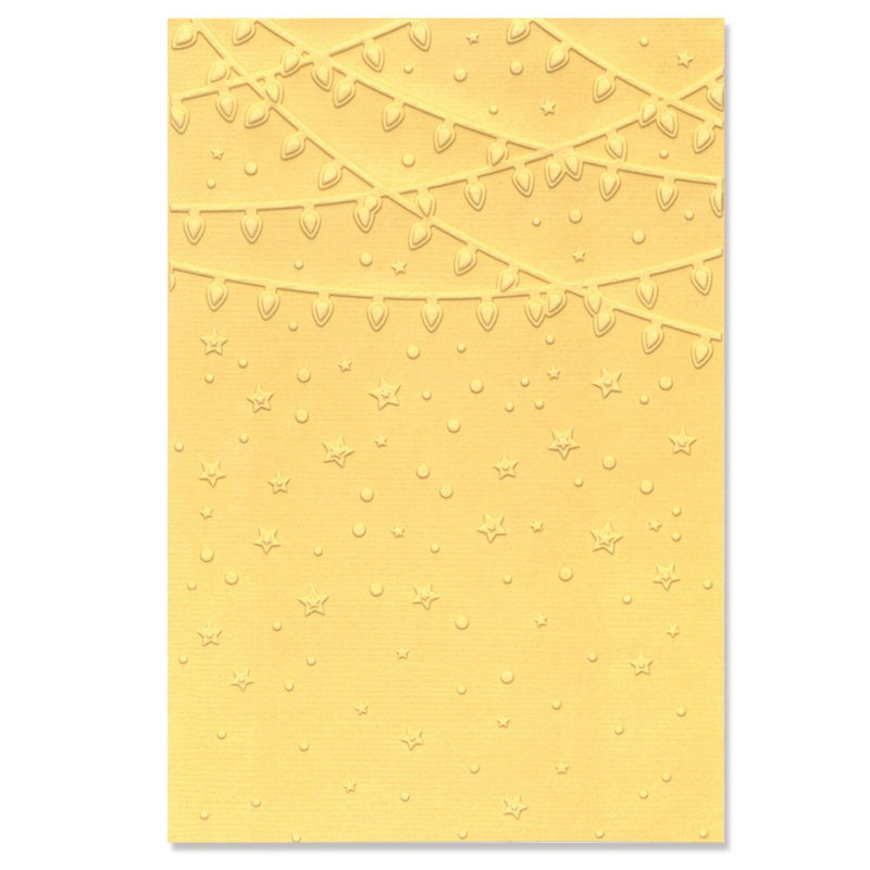 Stars & Lights Multi-Level Textured Emboss Folder -Jennifer Ogborn- Sizzix