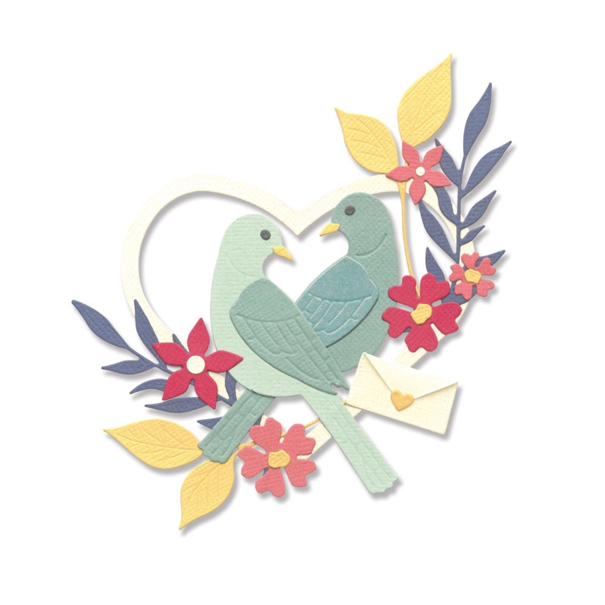Sizzix Bigz with Bonus Embosslits Die - Dove & Holly by Sizzix Bigz with Bonus Embosslits Die - Dove & Holly by