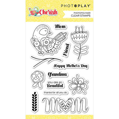 Cherish Stamp Set - Becky Moore - PhotoPlay - Clearance