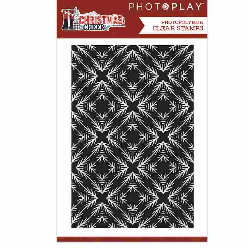 Christmas Cheer Background Clear Stamp-PhotoPlay