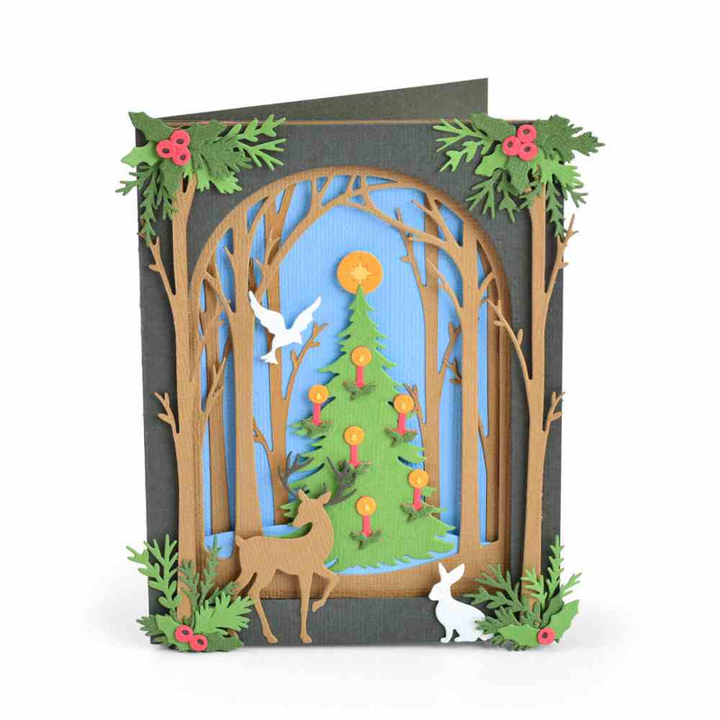 Christmas Shadow Box Thinlits Die Set - Courtney Chilson - Sizzix