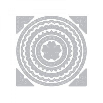 Circle Sentiments Sizzix die