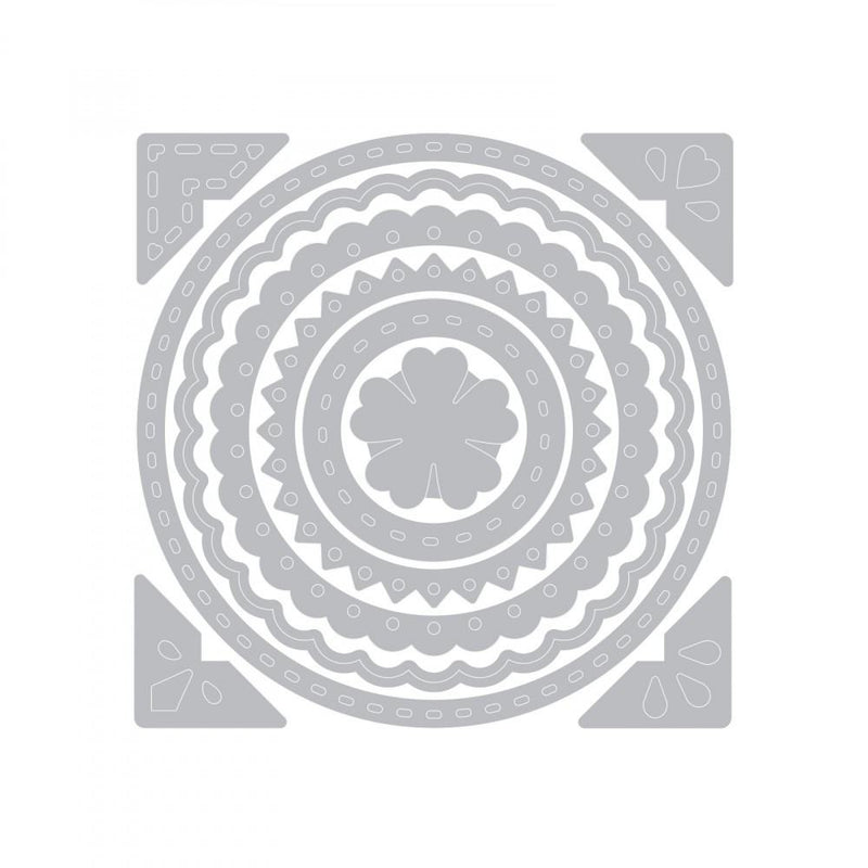 Circle Sentiments Sizzix die