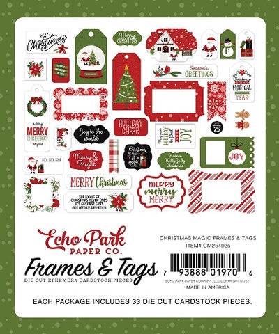 Christmas Magic Frames & Tags - Echo Park