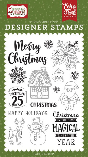 Magical Christmas Stamps - Christmas Magic - Echo Park - Clearance