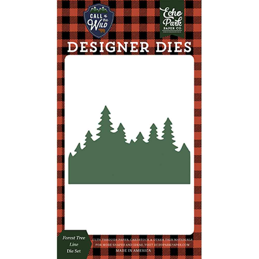 Forest Tree Line Die Set - Call of the Wild - Echo Park – CraftDirect.com