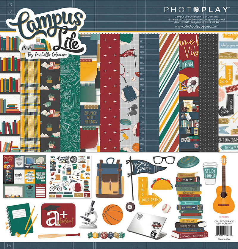 Boy Collection Pack - College Life Collection - Michelle Coleman -  PhotoPlay