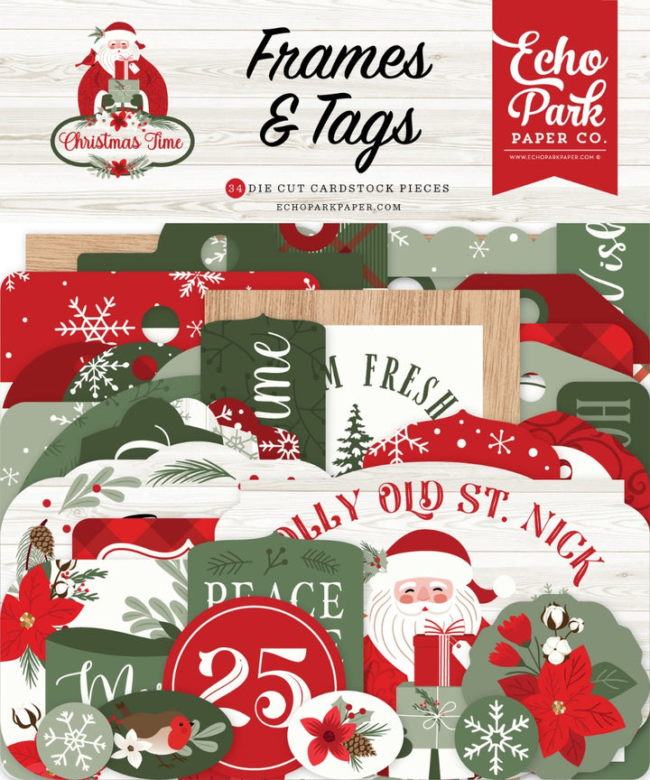 Christmas Time Frames & Tags -Echo Park