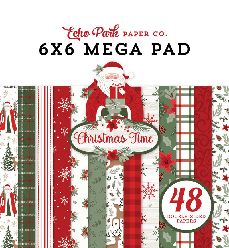Christmas Time Cardmakers 6X6 Mega Pad- Echo Park