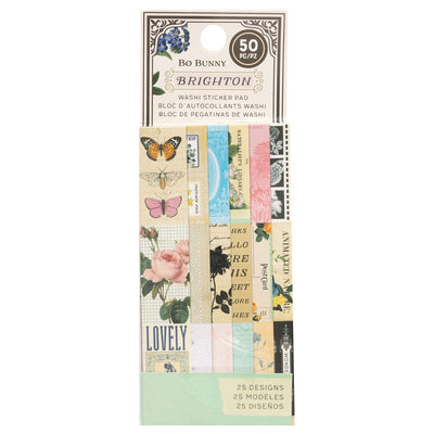 Washi Pad, 50pc - Brighton Collection - BoBunny