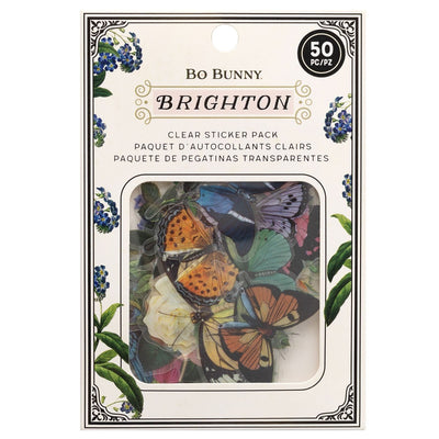 Die-Cut Clear Stickers - Brighton Collection - BoBunny