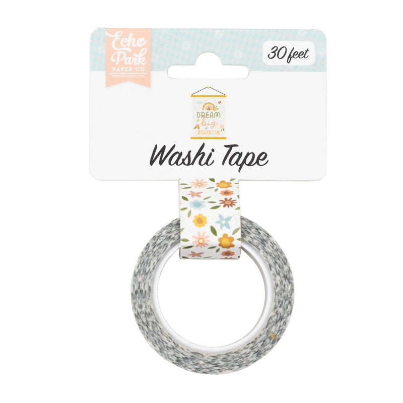 Little Blooms Washi Tape, 30ft - Dream Big Little Girl - Echo Park