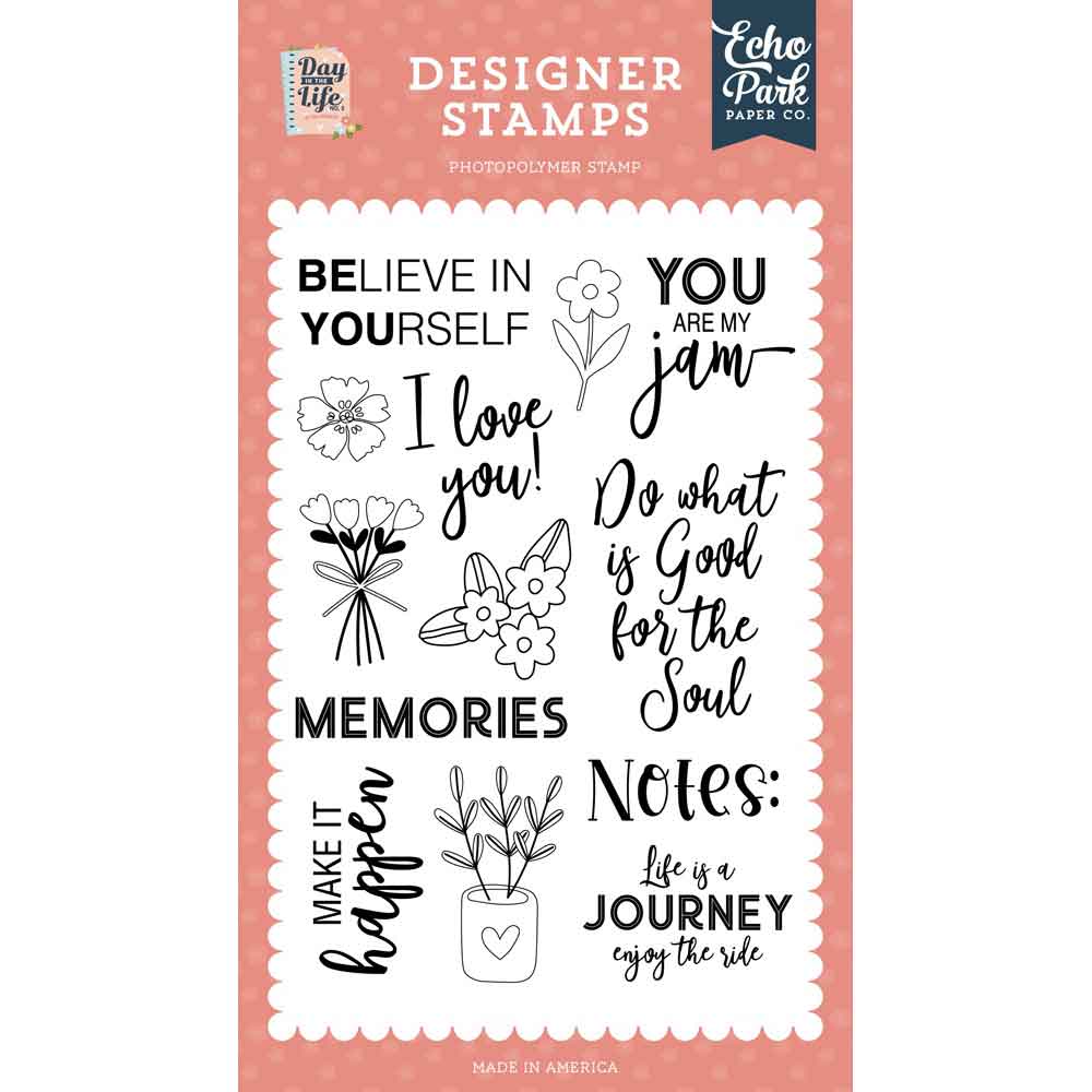 You Are My Jam Stamp Set - Day In The Life No.2 - Lori Whitlock - Echo Park