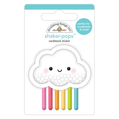 Rainbow Bright Shaker-Pops Sticker - Over The Rainbow - Doodlebug Design