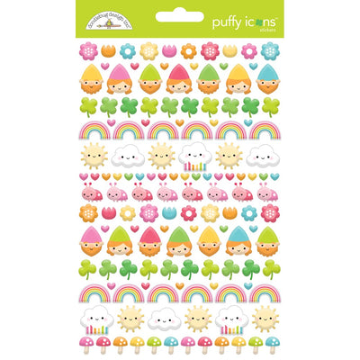 Puffy Icon Stickers - Over The Rainbow Collection - Doodlebug Design