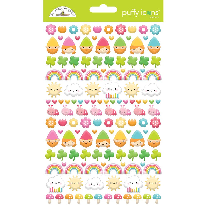 Puffy Icon Stickers - Over The Rainbow Collection - Doodlebug Design
