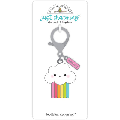Just Charming Clip and Keychain - Over The Rainbow - Doodlebug Design