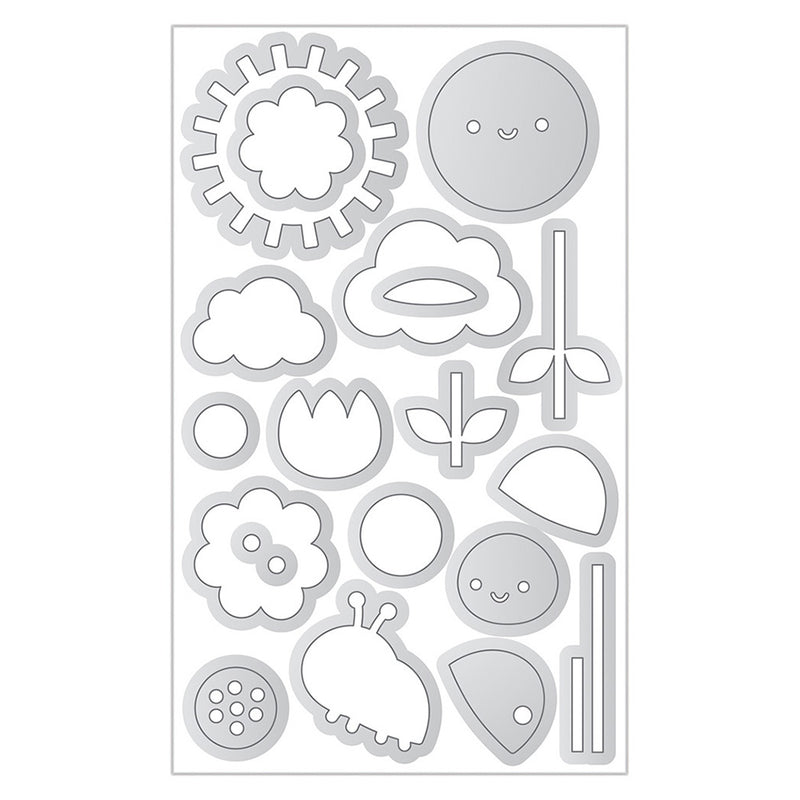 Spring Garden Doodle Cuts Dies - Over The Rainbow - Doodlebug Design