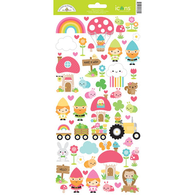 Icon Stickers - Over The Rainbow - Doodlebug Design