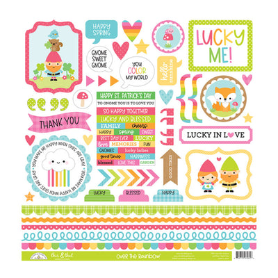 This and That Stickers - Over The Rainbow Collection - Doodlebug Design