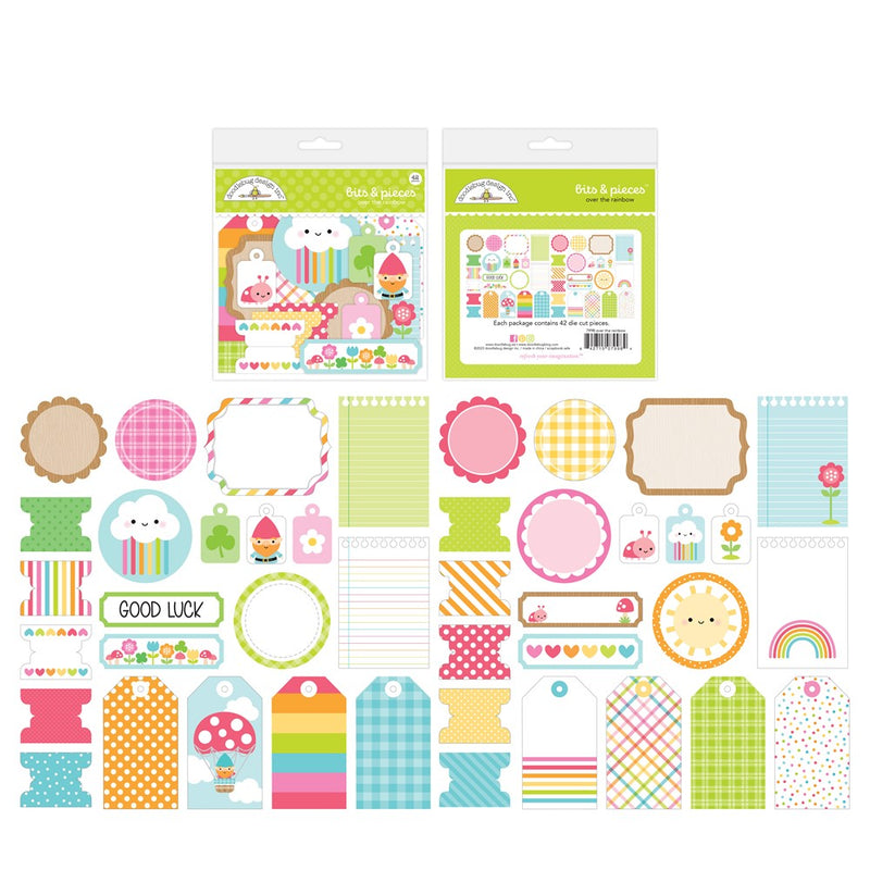 Bits and Pieces - Over The Rainbow Collection - Doodlebug Design