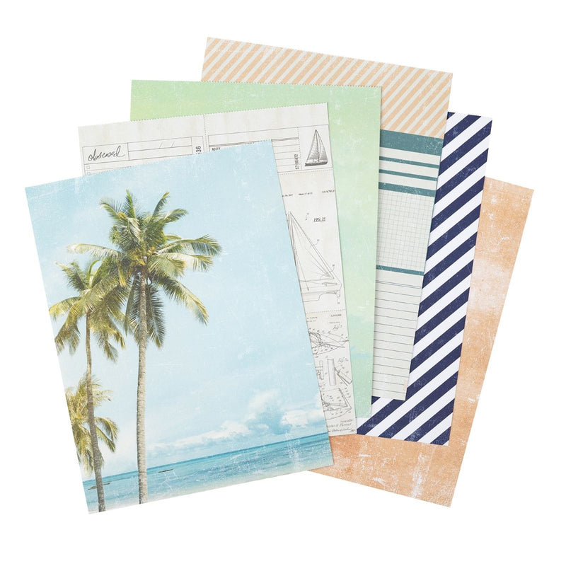   Paper Pad, 6x8- Heidi Swapp - Set Sail Collection - American Crafts