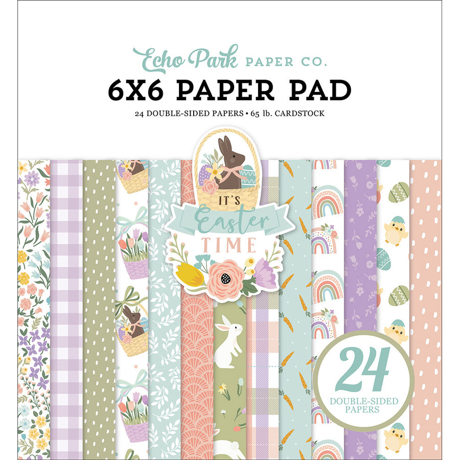 Paper Pad, 6" x 6" - It's Easter Time - Echo Park