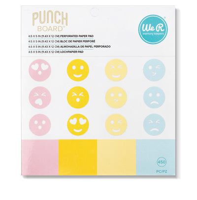 We R Memory Keepers Emoji Punch Board Paper Stack
