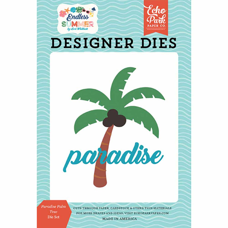 Paradise Palm Tree Die Set - Endless Summer - Echo Park - Clearance